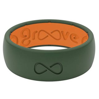 Groove Life - Silicone Ring For Men and Women Wedding or Engagement Rubber Band 