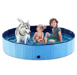 Jasonwell Foldable Dog Pet Bath Pool Collapsible Dog Pet Pool Bathing Tub Kiddie
