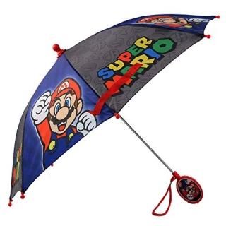 Nintendo Regular Kids Umbrella for Boys Mario and Luigi Children's Rainwear for 