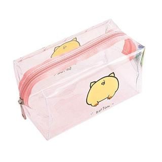 Cute Crystal Clear Cosmetic Bags Travel Toiletry Clear Makeup Bags Portable Make