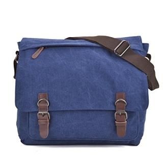 Large Vintage Canvas Messenger Shoulder Bag Crossbody Bookbag Business Bag for 1