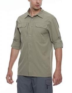 Little Donkey Andy Men's Stretch Quick Dry Water Resistant Outdoor Shirts UPF50+