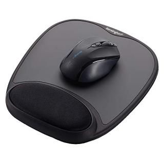 Kensington Comfort Gel Mouse Pad - Mouse pad with wrist pillow - black