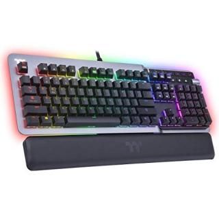 Thermaltake Argent K5 RGB Gaming Keyboard Silver Switch Aluminum and Streamlined