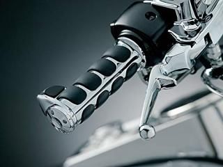 Kuryakyn 6212 Premium ISO Handlebar Grips with Standard Throttle Boss for Dual C