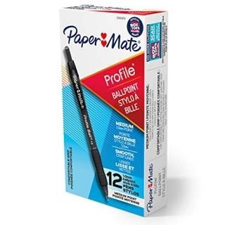 Paper Mate ܡڥ ץեǼڥ  1.0mm ֥å 12