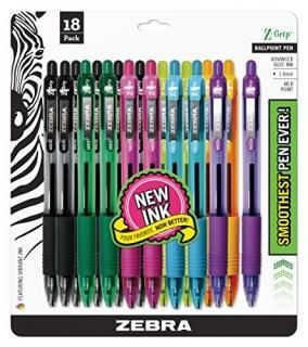 Z-Grip Ball Point Pen 18 pack 1.0mm Medium
