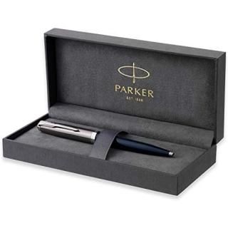 Parker 51 Ballpoint Pen  Midnight Blue Barrel with Chrome Trim  Medium Point wit
