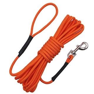 Vivifying Dog Check Cord 20FT/6M Floatable Long Dog Training Rope with Handle fo