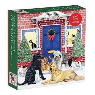 Christmas Cottage Square Boxed Puzzle 1000 Piece