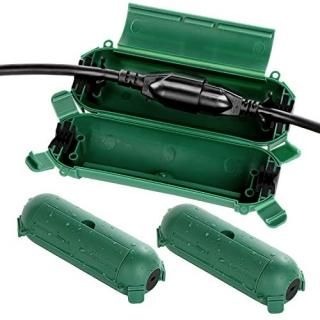 3 Pack Outdoor Extension Cord Safety Cover IP44 Waterproof Connection Protector 