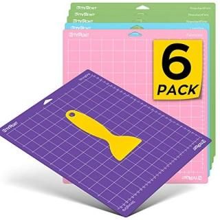 HTVRONT Cutting Mat for Cricut 6 Pack Cutting Mat 12x12StandardGrip LightGrip St