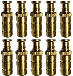 Brass Pool Cover Anchors for Inground Pools - 10 Pack - by Poolzilla