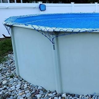 WaterWarden Net 15 Round Blue  DIY System for Aboveground Pools For Kid Safety 