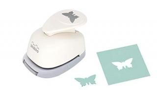 2.5cm Butterfly - 2.5cm inch Circle Shape Lever Action Craft Punch for Paper Cra