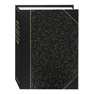 silver marble and black - Pioneer Photo Albums 50-Pocket Silver Marble and Black