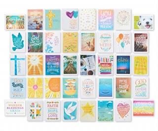 American Greetings Deluxe Religious All-Occasion Card Assortment 40-Count