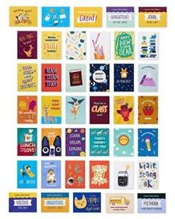 American Greeting Mini Note Cards for Kids Thinking of You 40-Count