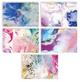 100-Pack All Occasion Greeting Cards Assorted Blank Note Cards 4 x 6 inch 5 Abst