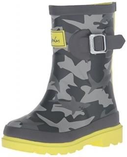 Joules Boys' JNRBOYSWELLY Rain Boot Shark Camo 13 M US Little Kid