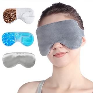Atsuwell Eye Compress Moist Heat and Cold Therapy Sleep Eye Mask for Dry Eyes St