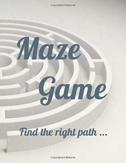 Maze Game educational labyrinth game book helps to awaken children and helps wit