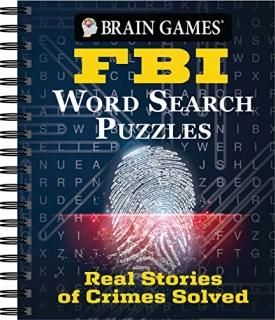 Brian Games - FBI Word Search Puzzles Real Stories of Crimes Solved Brain Games