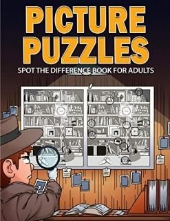 Picture Puzzles Spot the Difference Book for Adults