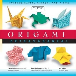 Origami Extravaganza! Folding Paper a Book and a Box Origami Kit Includes Origam