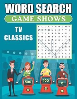 Word Search Game Shows TV Classics Large Print Word Find Puzzles