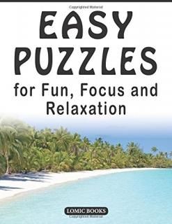 Easy Puzzles for Fun Focus and Relaxation Includes Spot the Odd One Out Find the