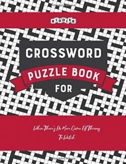 Crossword Puzzle Book for When There's No More Game Of Thrones To Watch