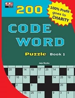 200 CODE WORD Puzzle Book 1 200 Classic Brain Game Series Coded Crossword Puzzle