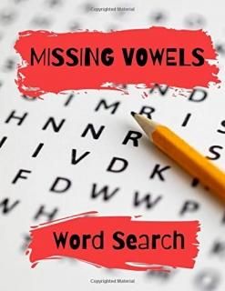 Missing Vowels Word Search Puzzle Books Keep Your Brain Young Brain Games Lower 