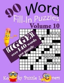 Word Fill-in Puzzles over 140 Words Per Puzzles