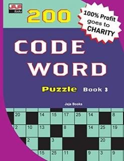 200 CODE WORD Puzzle Book 3 200 Classic Brain Game Series Coded Crossword Puzzle