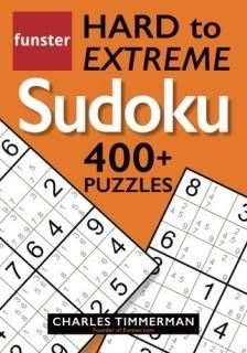 Funster Hard to Extreme Sudoku 400+ Puzzles with printed candidate numbers