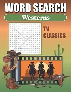 TV Westerns Word Search Word Find Puzzle Book For Adults