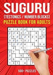 Suguru Puzzle Books for Adults Tectonics Japanese Math Logic Number Puzzle  500+