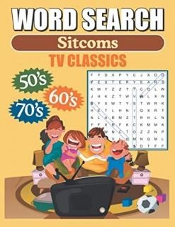 Word Search Sitcoms TV Classics Large Print Word Find Puzzles