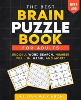 The Best Brain Puzzle Book Sudoku Jigsaw Sudoku Word Search Number Fill-In Hashi