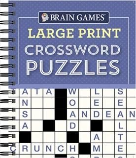 Brain Games - Large Print Crossword Puzzles Purple