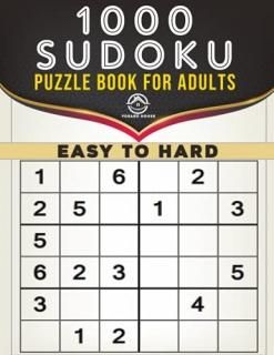 1000 Sudoku Puzzle Book for Adults Easy to Hard Fun Logic Games