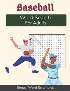 Baseball Word Search For Adults Medium Difficulty Puzzle Book for Baseball Fans 