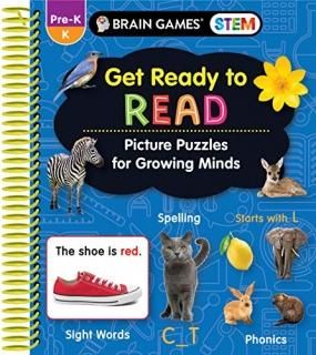 Brain Games Stem - Get Ready to Read Picture Puzzles for Growing Minds