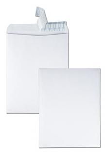 Quality Park 44082 Redi-Strip Catalog Envelope 12 x 15 1/2 White 100/box