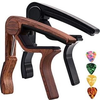 Guitar Capo2 Pack Capo Black and Rosewood Capo Guitar Clamp Guitar Kapo for Acou