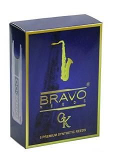 Bravo Synthetic Reeds for Tenor Saxophone-Strength 2.5 Box of 5 Model BR-TS25