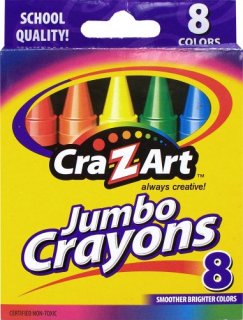 Cra-Z-art Jumbo Crayons 8 Count 10203 by Cra-Z-Art