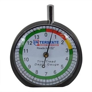 Interstate Pneumatics TG32 Professional Dial Type Tire Tread Depth Gauge